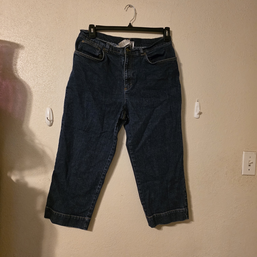 Women's Dark Blue Capris
